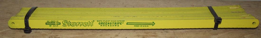 50 Starrett Greenstripe 12" Hack Saw Blades (1 of 2)