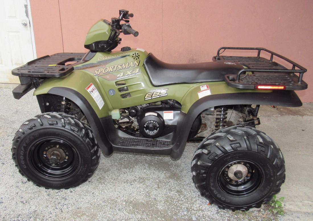 1998 Polaris Sportsman 500 4x4 Atv 4 Wheeler Nov 06 18 M J Stasak Jr Auction And Appraisal Service In Nj 1998 Polaris Sportsman 500 4x4 Atv 4 Wheeler Nov 06 18 M J Stasak Jr Auction And Appraisal Service In Nj