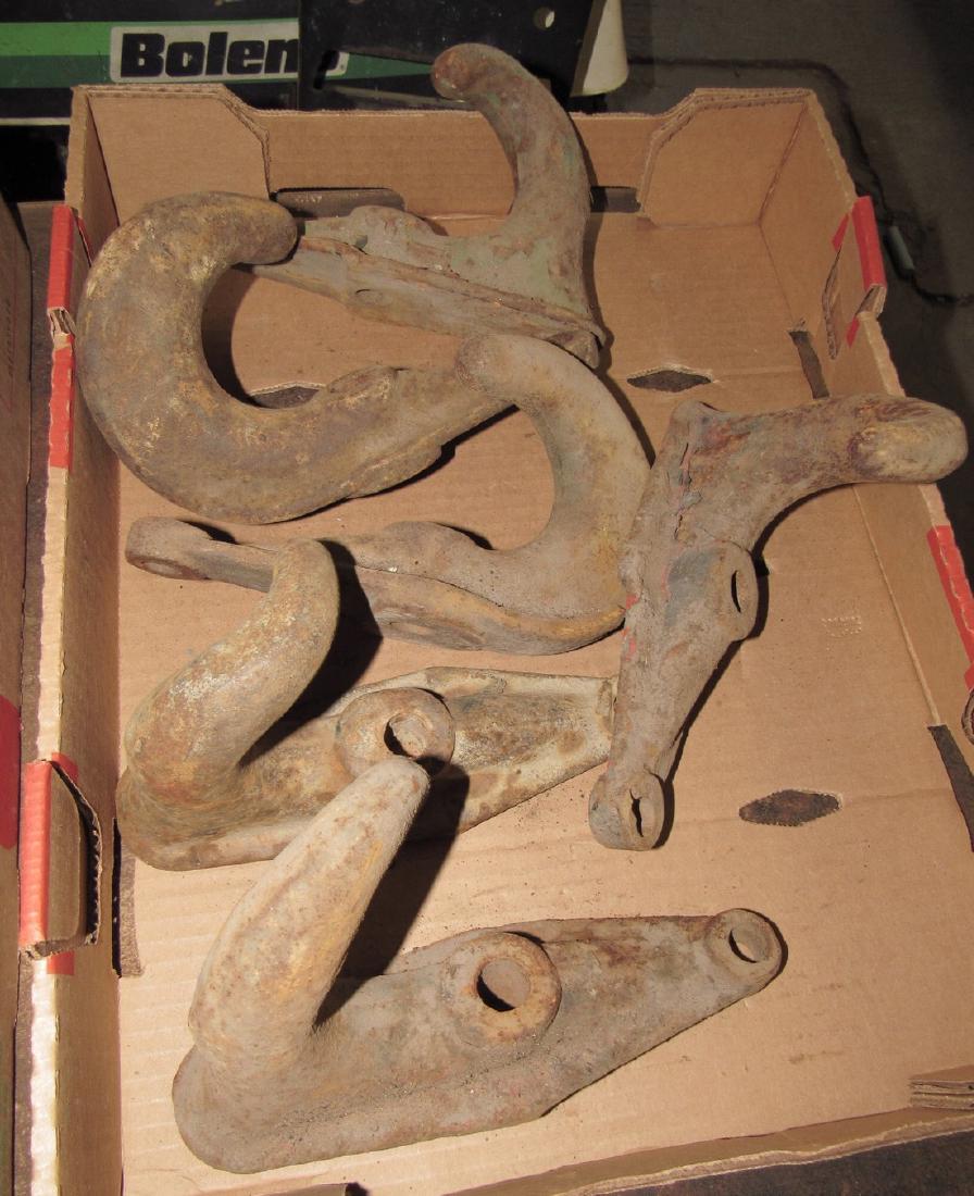 6 Heavy Duty Hooks: Approx. 9 1/2" long and 5 1/2" tall