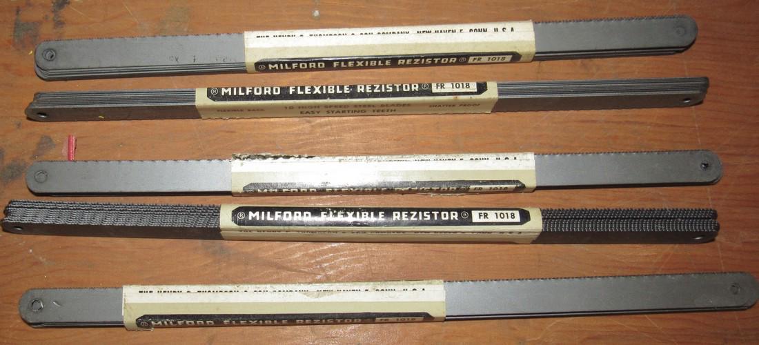 Approx. 50 Milford FR 1018 10" Hack Saw Blades (1 of 1)