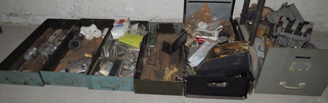 Parts Bins / Drawers with Hardware & Parts (1 of 4)