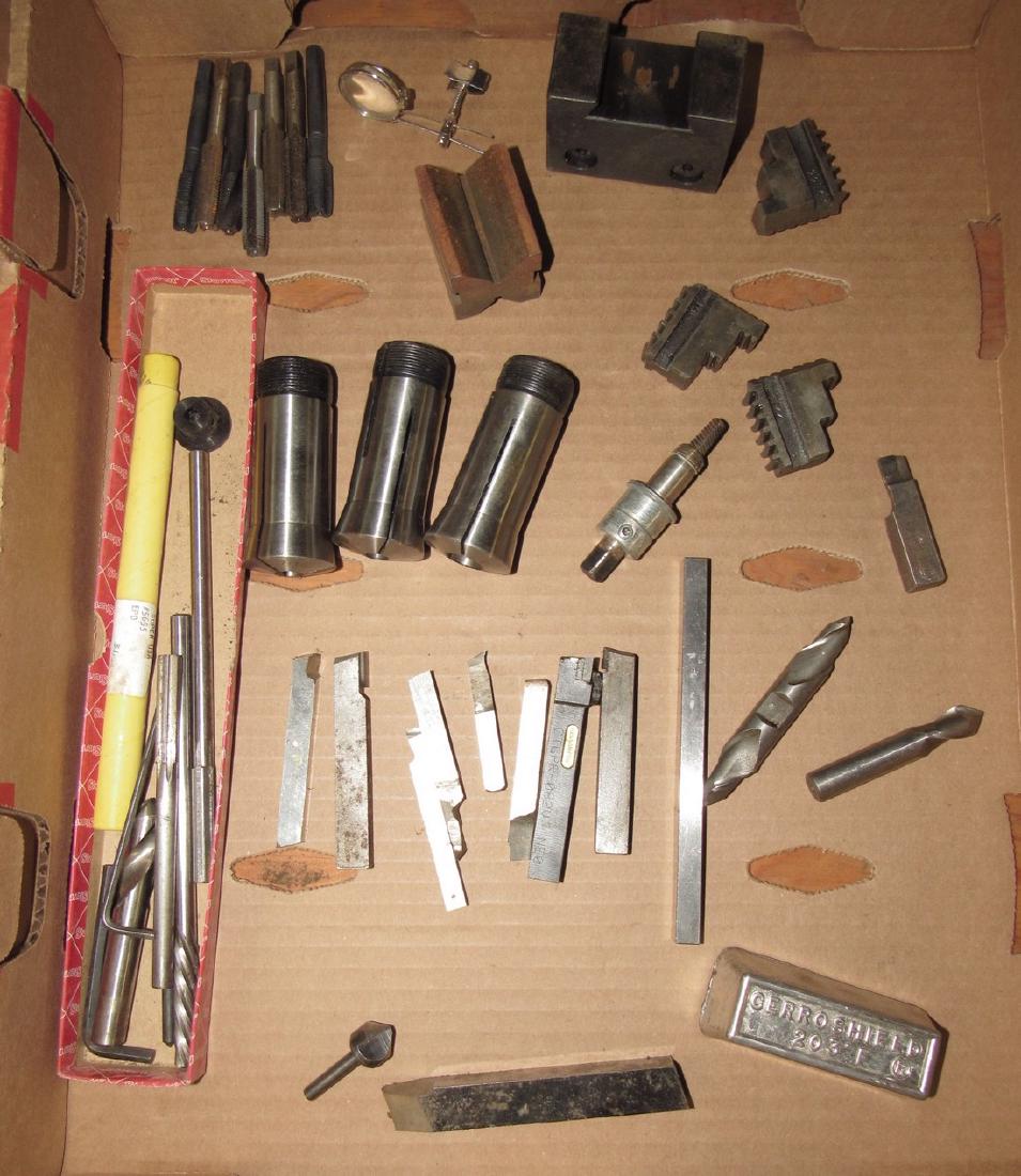 Lathe Collets Cutters Taps Machinist V Blocks Reamers & (1 of 4)