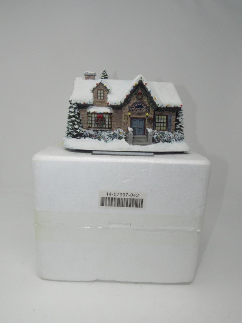 Hawthorne Village Police Station Thomas Kinkade: Box was sealed until we opened for pictures !