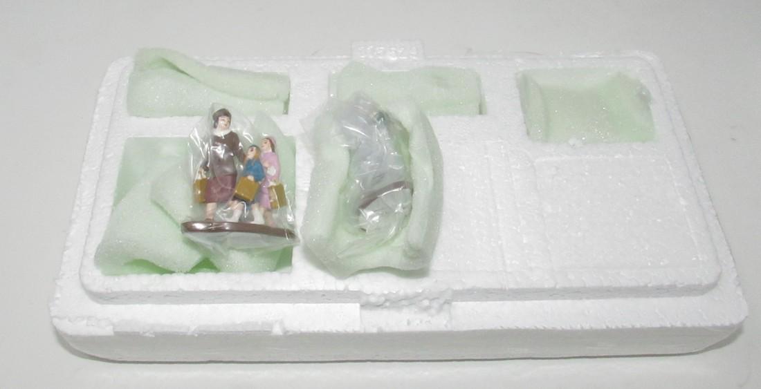 Hathorne Village Holiday Shoppers Train Sculptures (1 of 1)