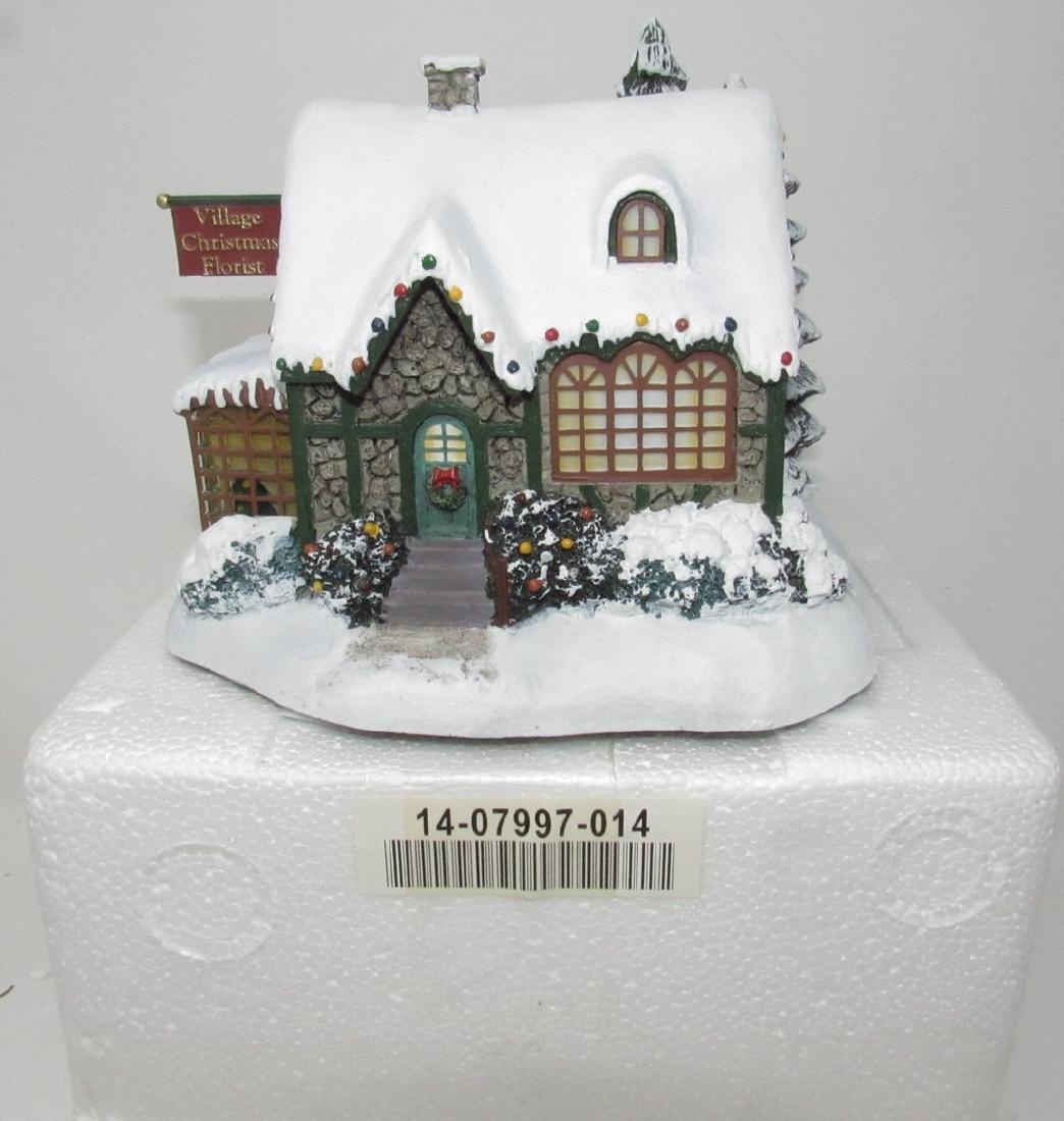 Thomas Kinkade Village Christmas Florist Lighted House: Hawthorne Village