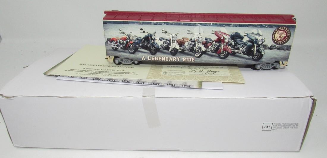 Bradford Exchange Indian Motorcycle Box Train Car (1 of 1)