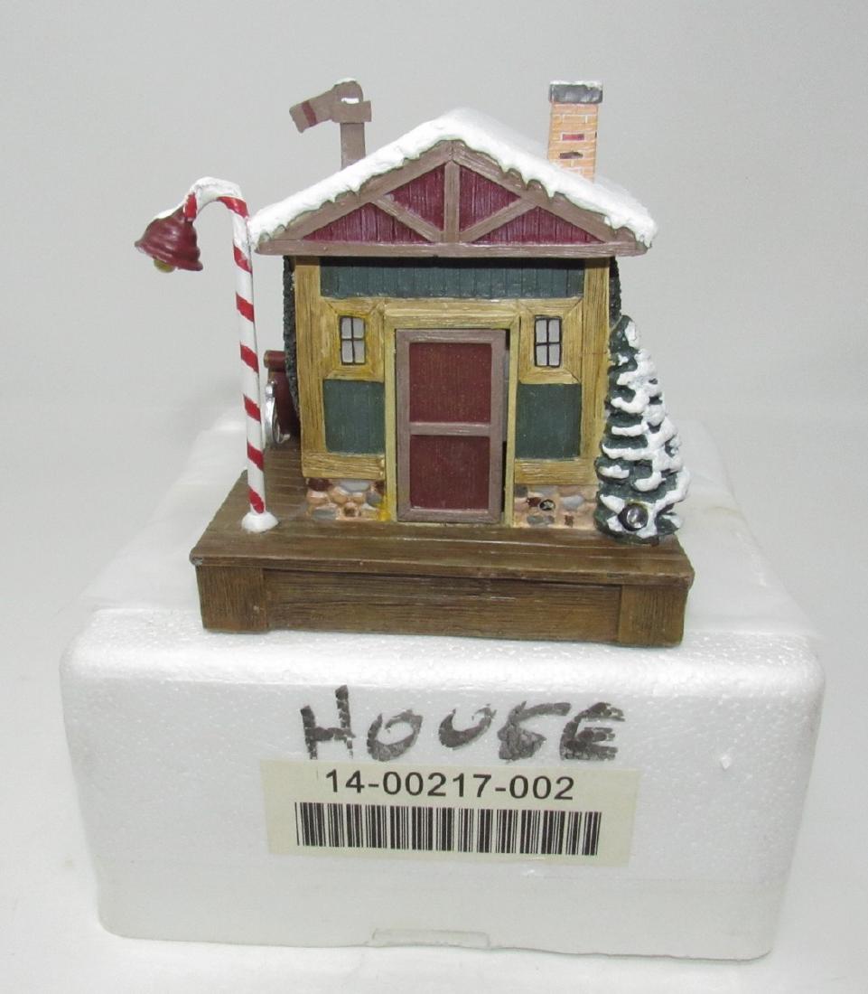 Hawthorne Village Switchman Santa Train Station House: Battery Operated