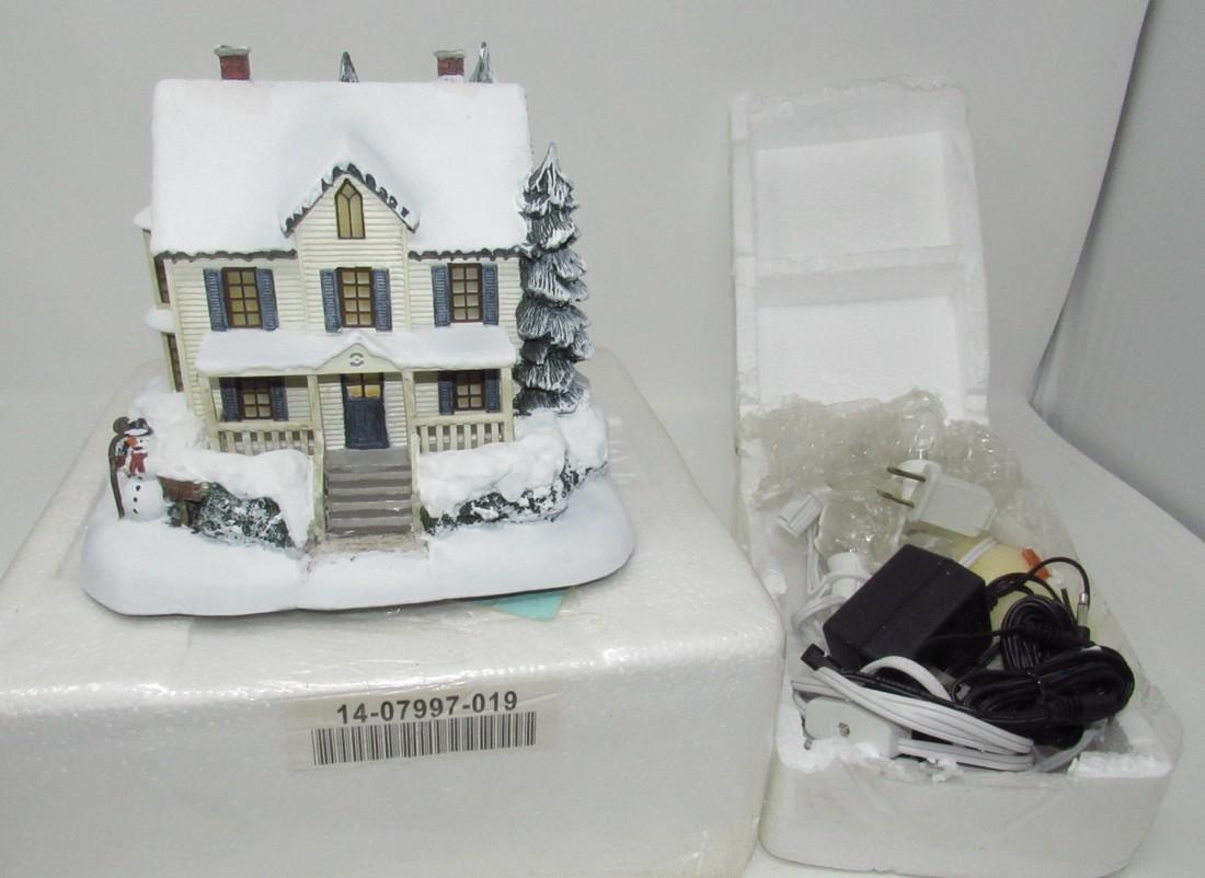 Thomas Kinkade Doctors Office Village Christmas House: Hawthorne Village. Also comes with extra power pack and cord