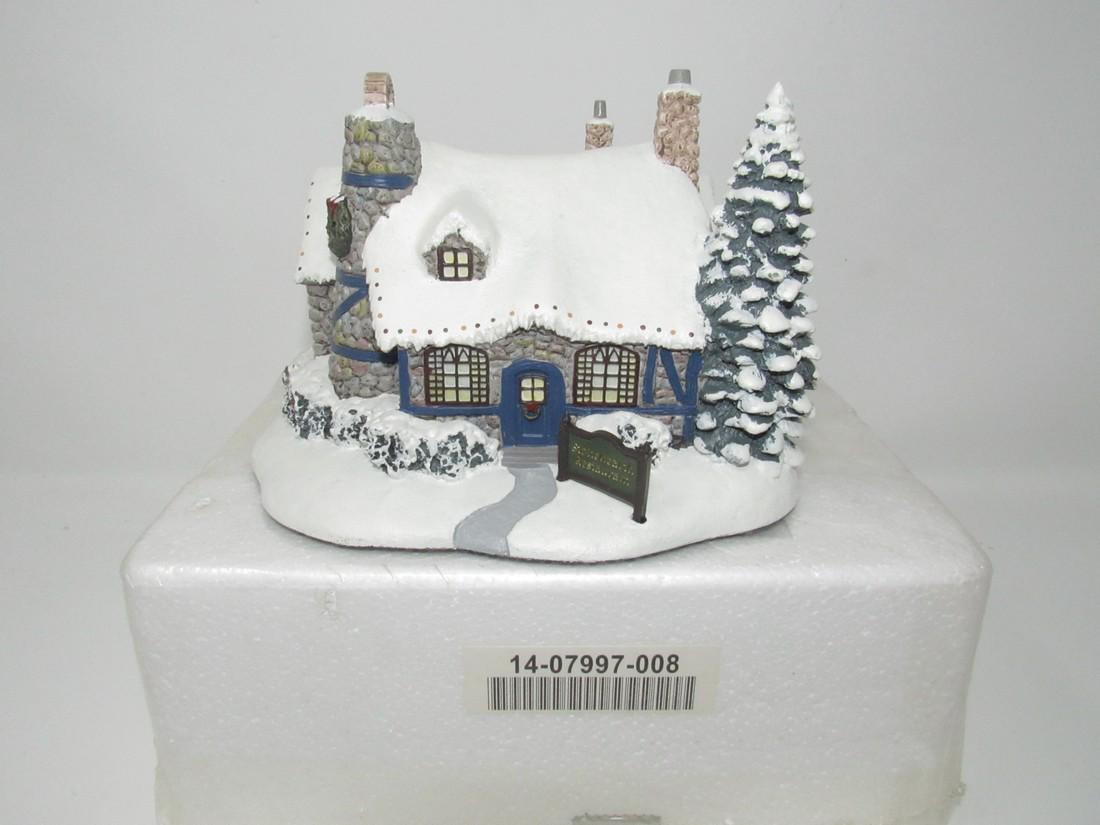 Stonehearth Restaurant Thomas Kinkade Village Christmas: Hawthorne Village Lighted House