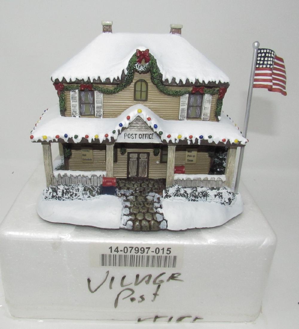 Thomas Kinkade Village Post Office Christmas House (1 of 1)