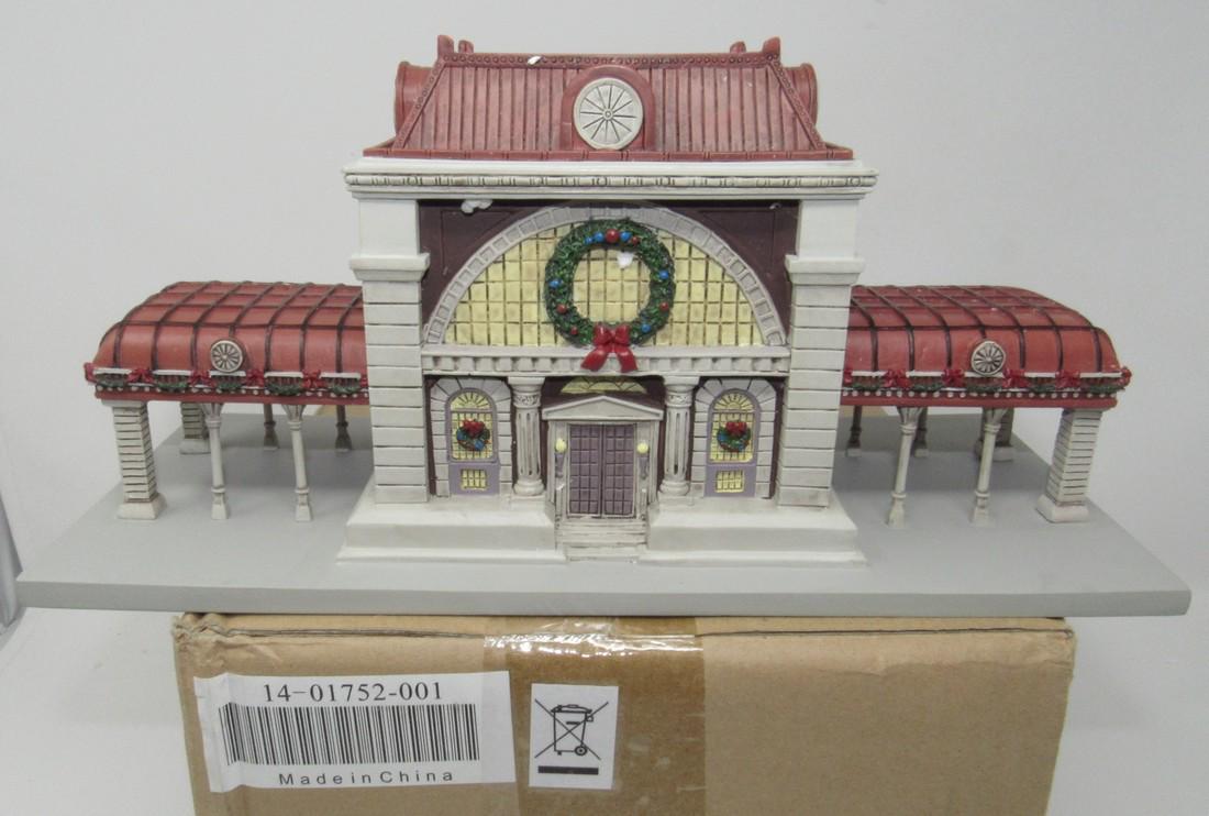 Hawthorne Village Train Railway Station: Lighted