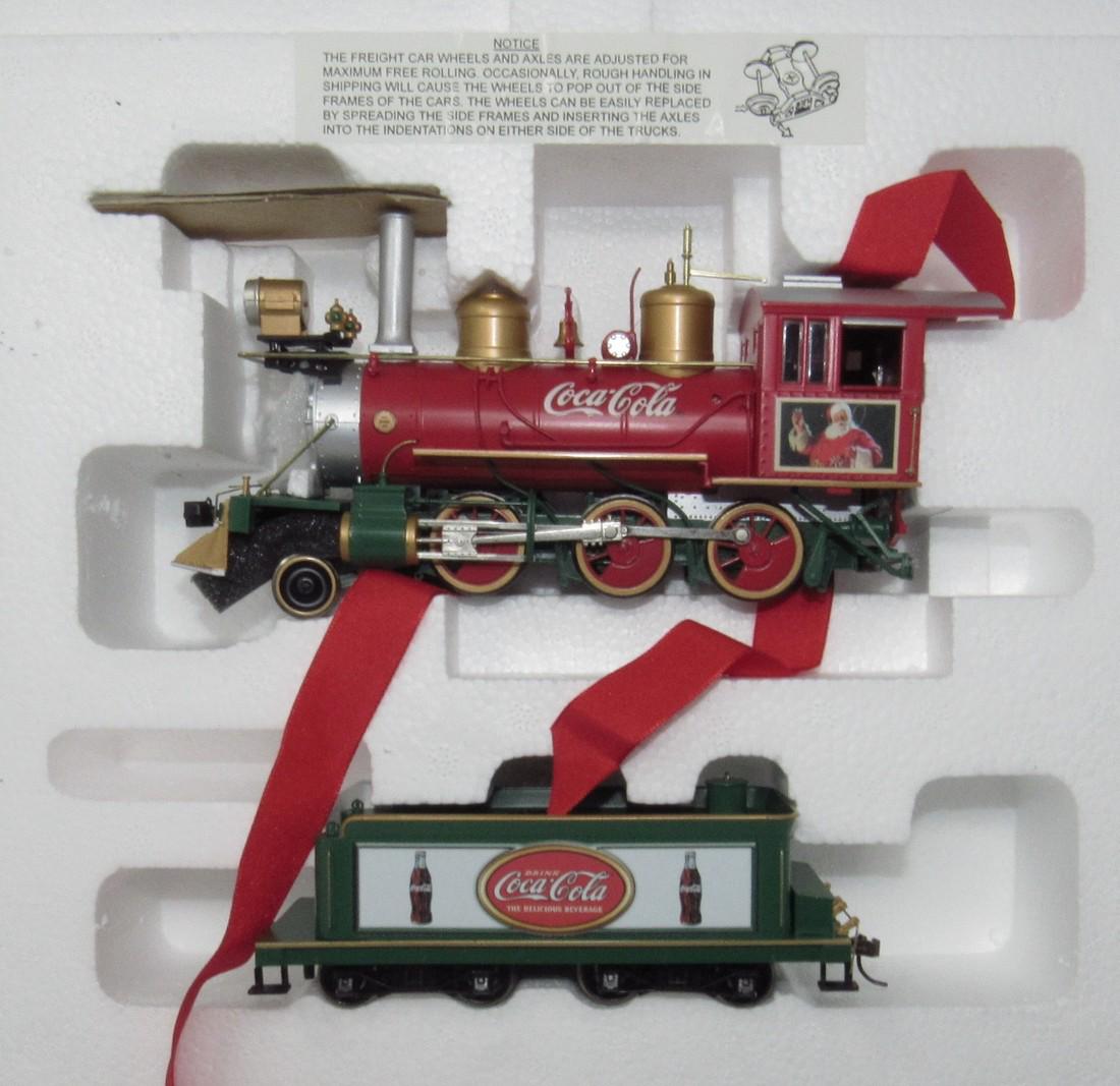 Bachmann Coca Cola Locomotive & Tender Train (1 of 1)