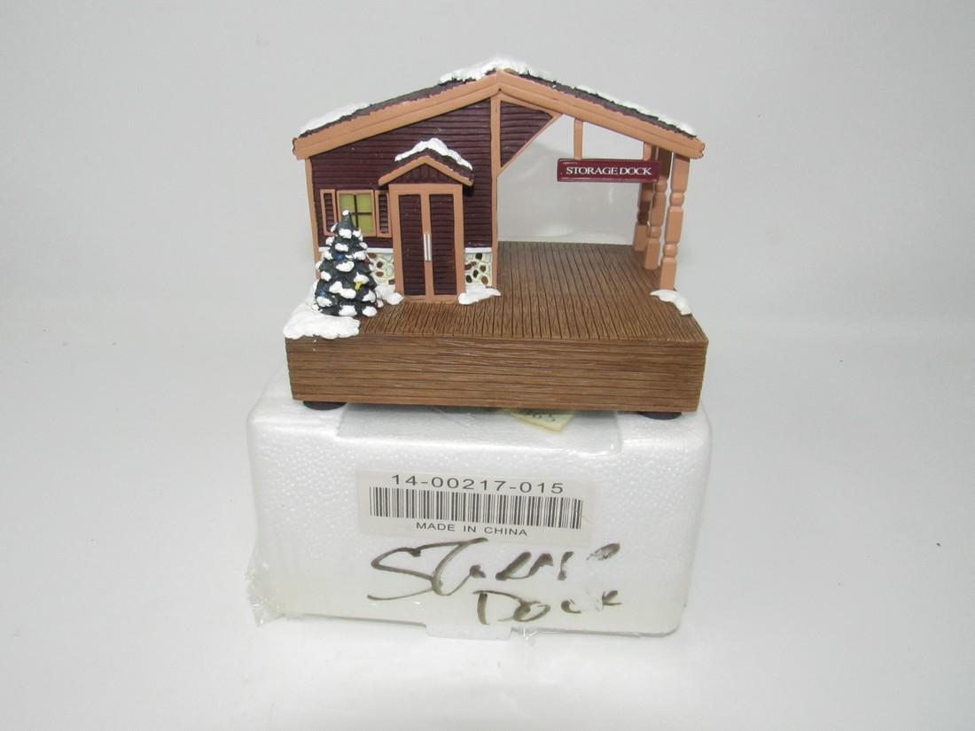 Hawthorne Village Christmas Train Station Storage Dock: Battery Operated
