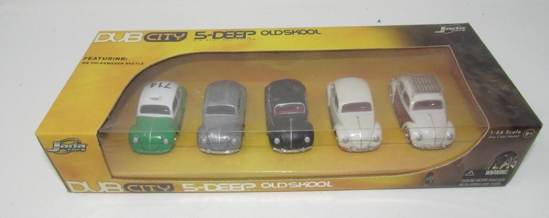 Dub City 5 Deep Old School Volkswagens Beetle Jada: 5 Beetles