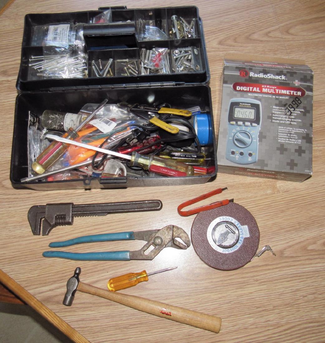Digital Multimeter Craftsman 100' Tape Tool Box (1 of 4)