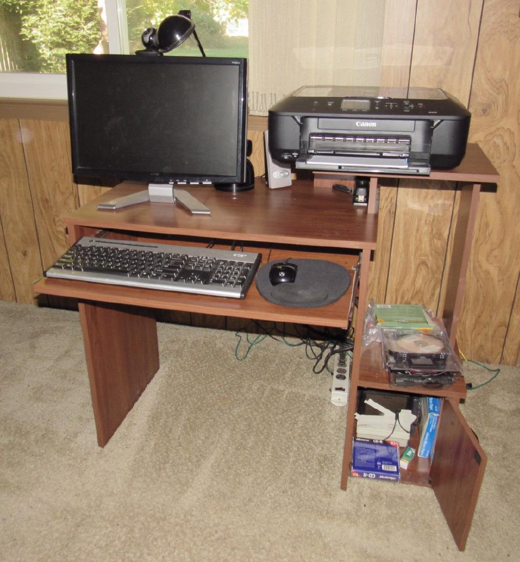 Canon MG6420 Printer Acer Monitor Keyboard & Desk (1 of 4)