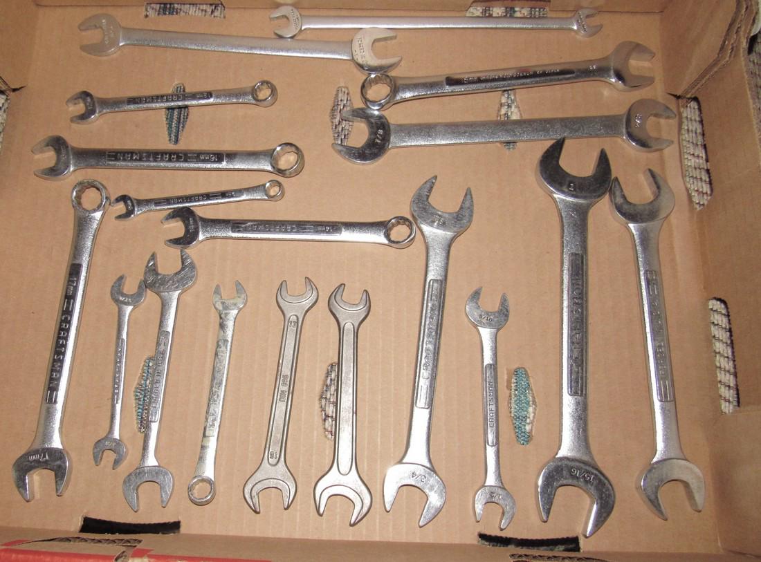 Craftsman Open End and Combination Wrenches (1 of 2)