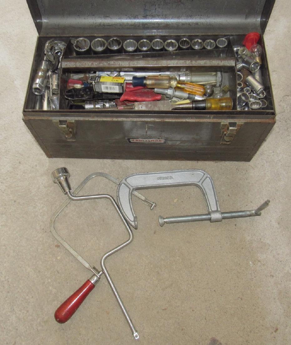 Craftsman 1/2" Drive Sockets Rachet Tool Box & Contents (1 of 4)