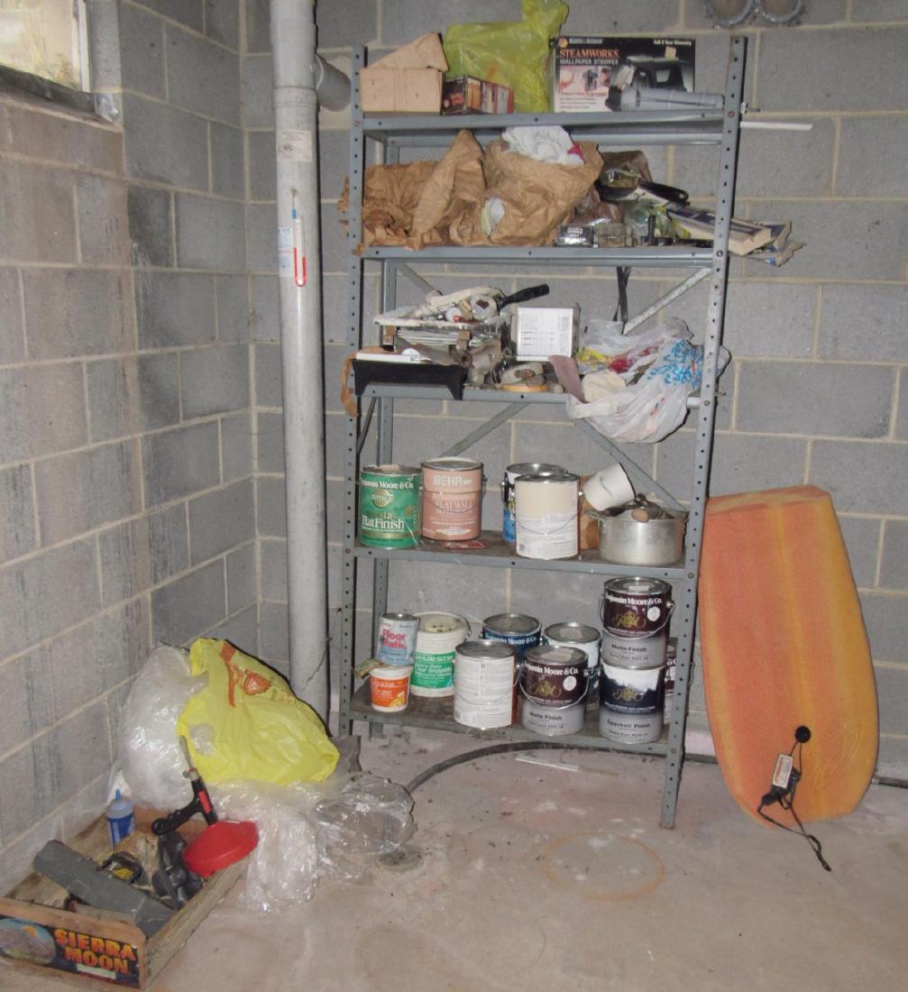 Metal Shelf & Contents (1 of 3)