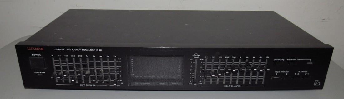 Luxman G-111 Equalizer: Powers up. Sold in untested condition