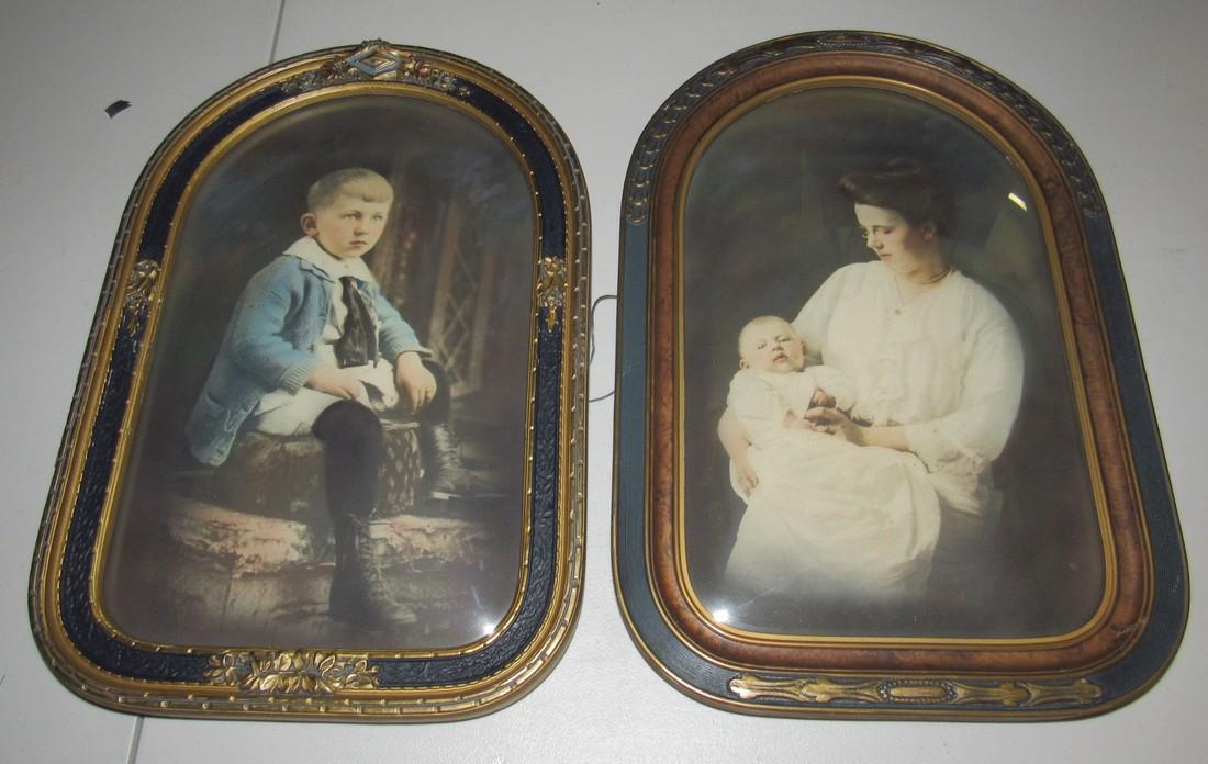 2 Convex Glass Picture Frames (1 of 2)