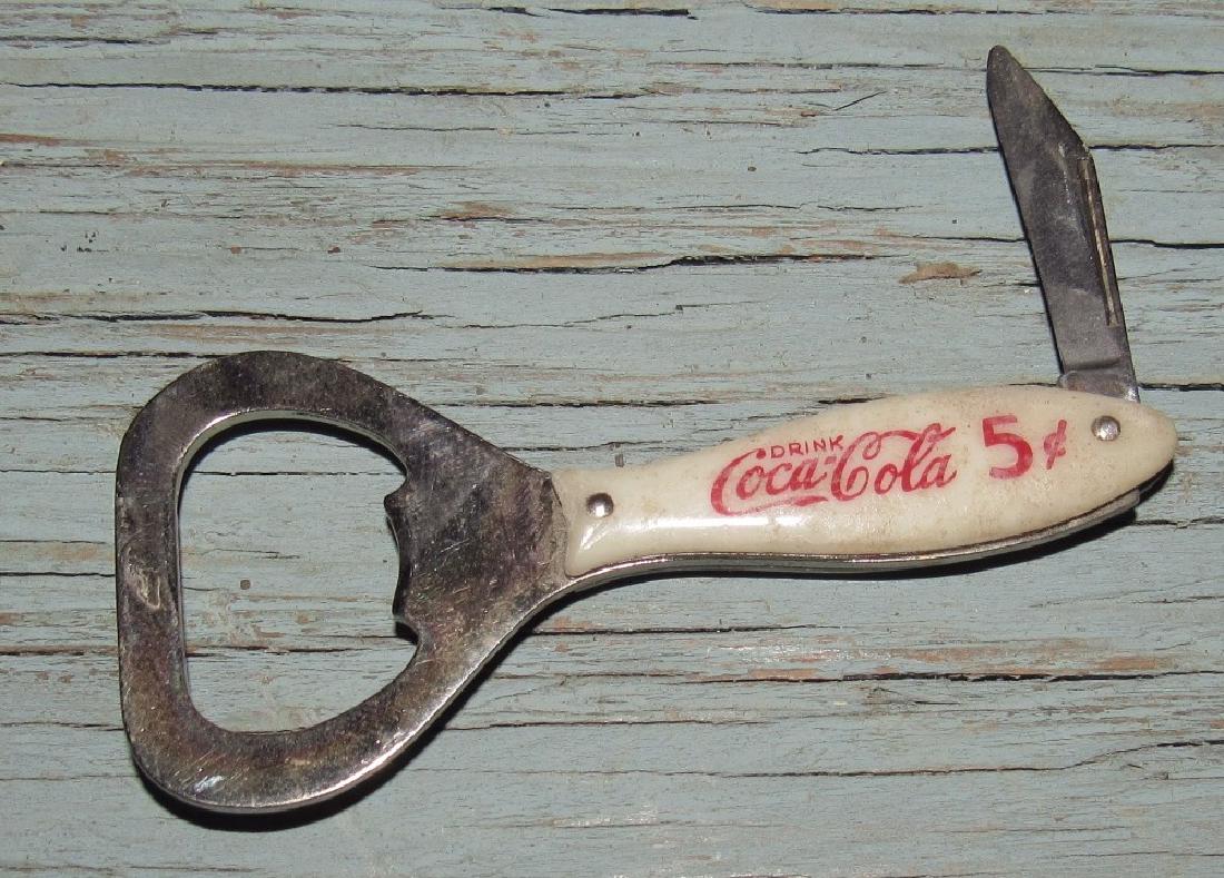 Vintage Coca Cola Colonial Pocket Knife Bottle Opener (1 of 2)