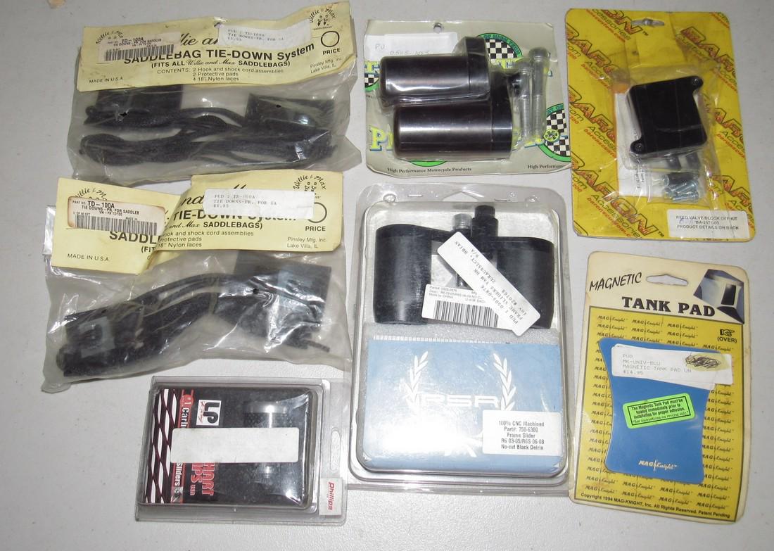 Saddle Bag Tie Downs Sliders Motocycle Parts (1 of 3)