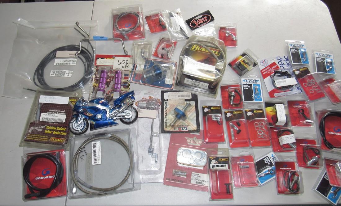 Brake Line Lever Foot Pegs Misc Motorcycle Parts (1 of 6)