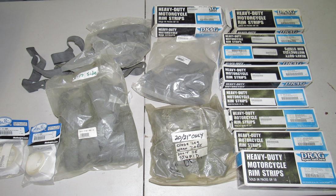 Large Lot of Motorcycle Rim Strips (1 of 4)