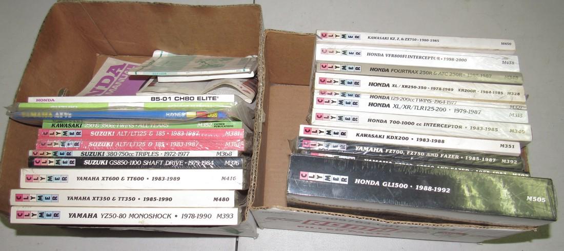 Clymer Yamaha Suzuki Kawasaki Service Repair Manuals (1 of 5)