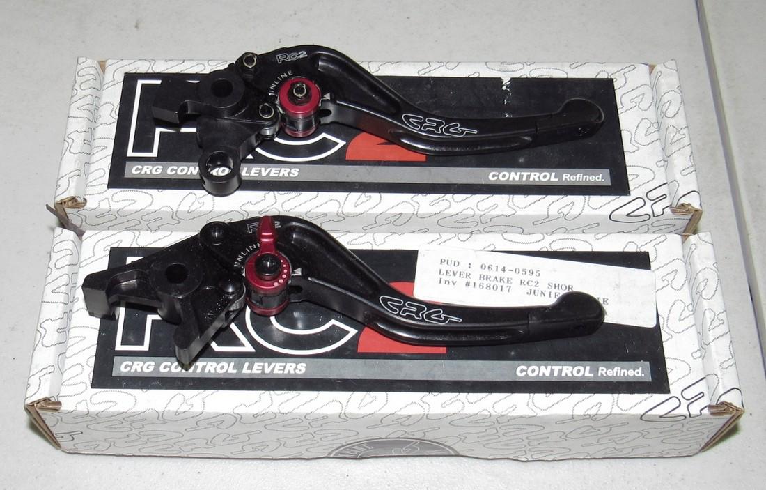 RC2 Billet Adjustable Brake Lever 2AN-521 Suzuki: Getting both pictured