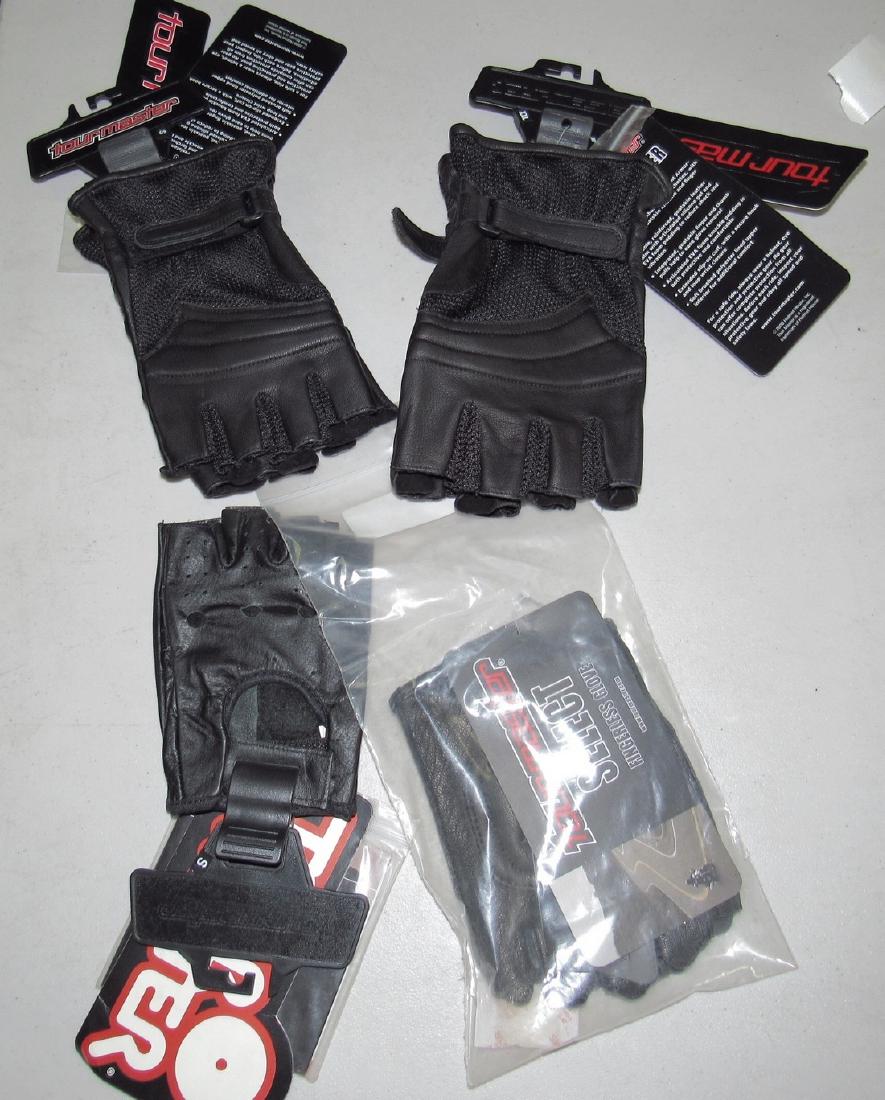 4 Pair Fingerless Motorcycle Gloves Tourmaster (1 of 3)