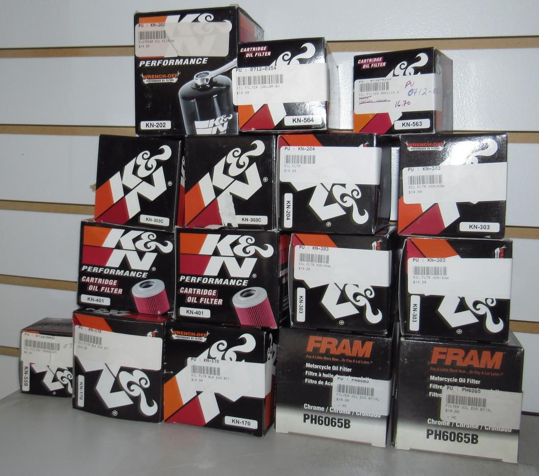 K&N Fram Motorcycle Oil Filters (1 of 3)