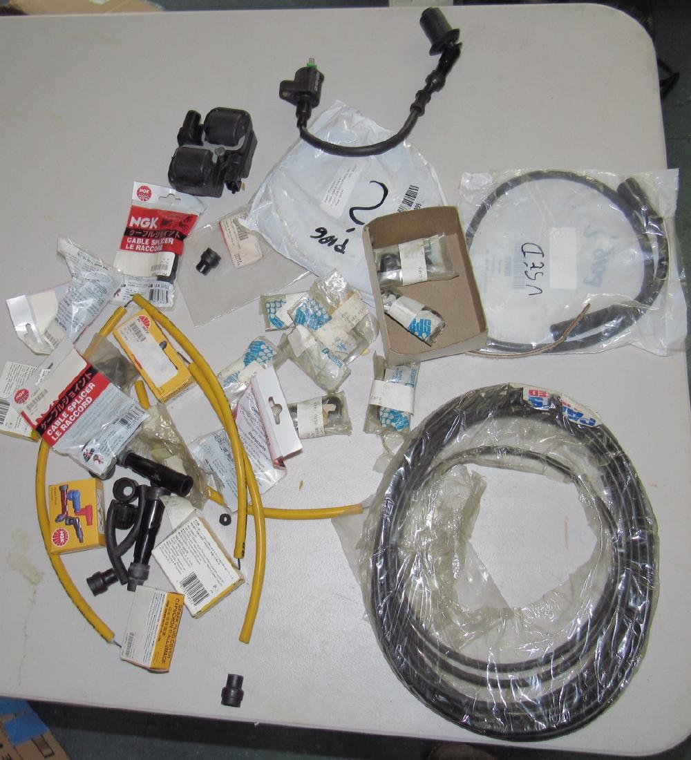 Motorcycle Spark Plug Wires Caps Parts (1 of 3)