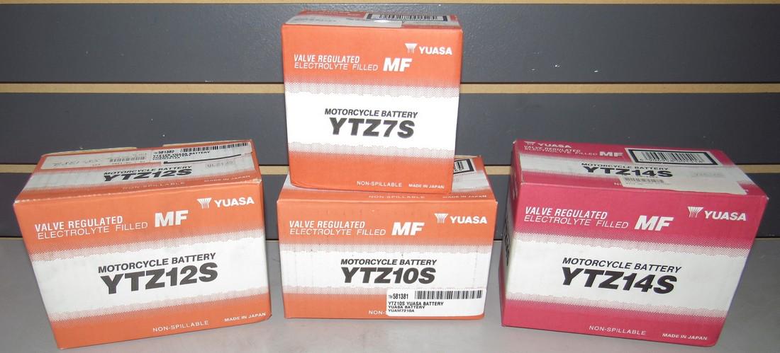 4 MF Motorcycle Batteries (1 of 1)