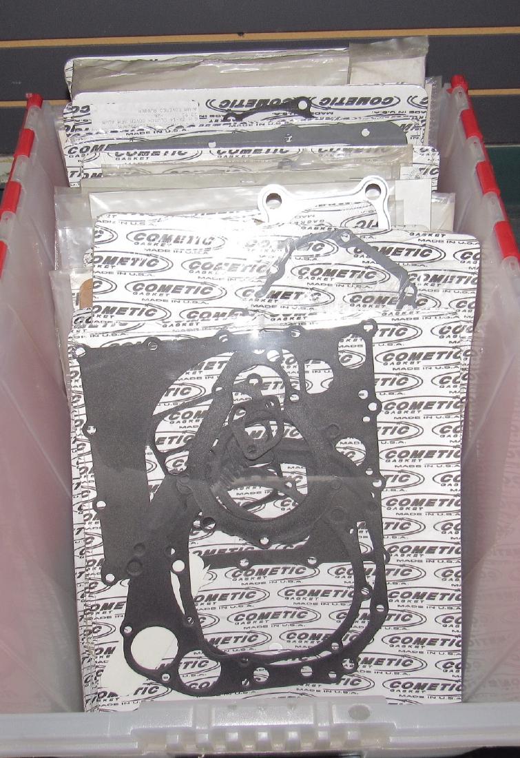 Large Lot of Cometic & Newcomb Motorcycle Gaskets: Getting all pictured in box
