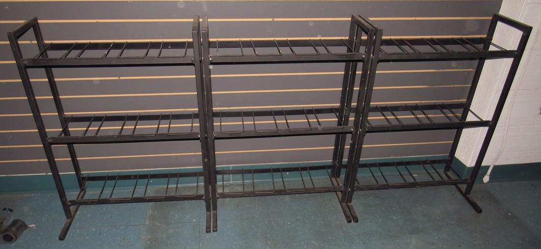 3 Motorcycle Battery Display Racks (1 of 2)