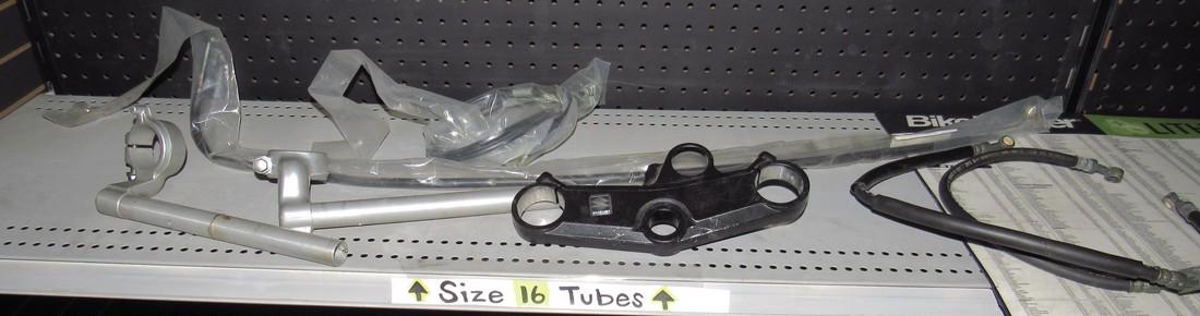 Used Suzuki Motorcycle Parts & 2 New Cables (1 of 3)