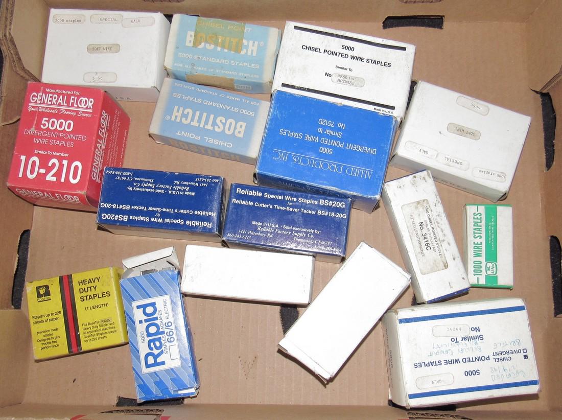 Box of Misc Staples: Getting all pictured in box