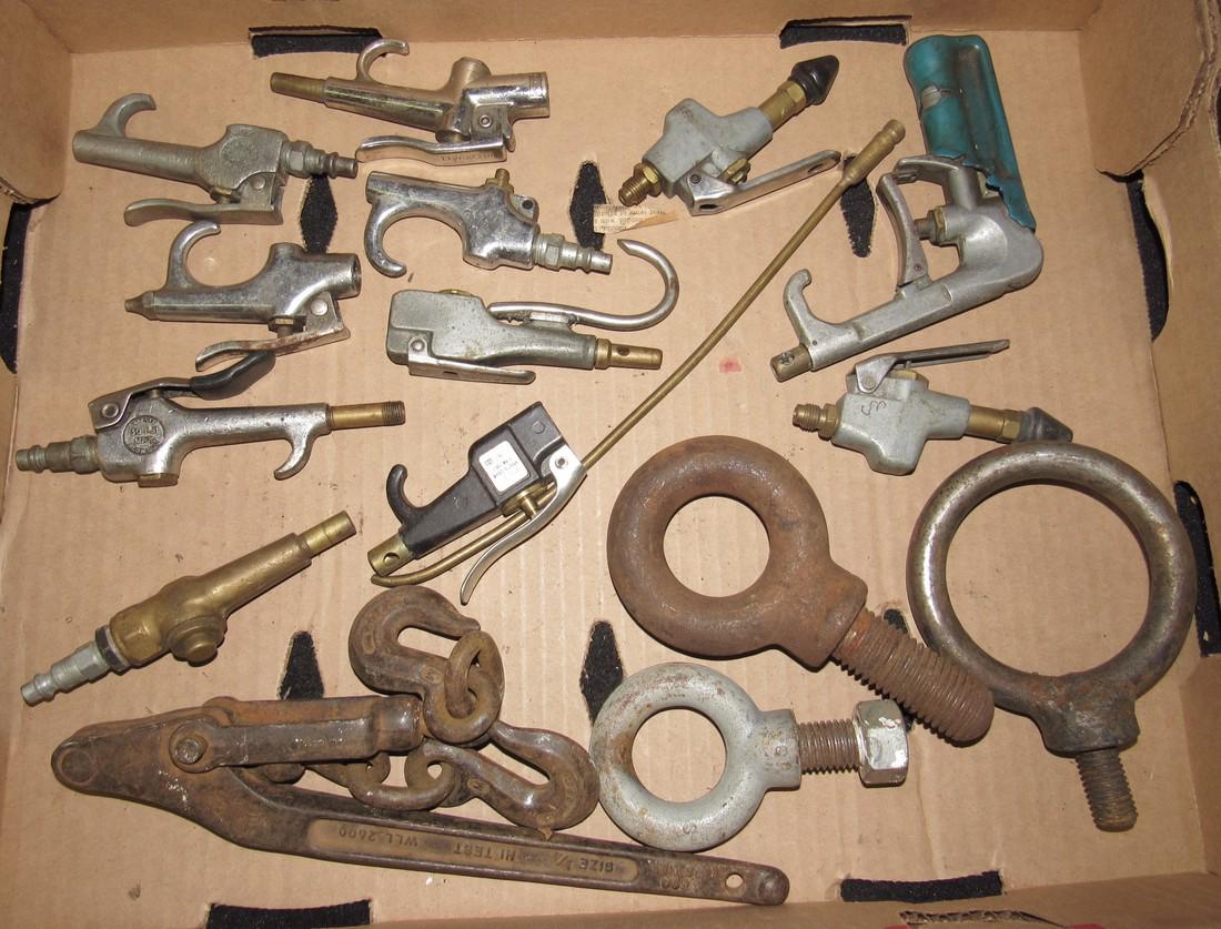 Air Nozzles Eye Bolts & Misc: Getting all pictured in box