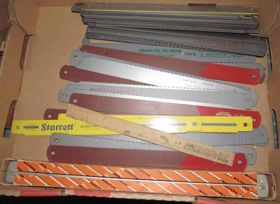 Large Lot of Power Hacksaw Blades Starrett Milford (1 of 1)
