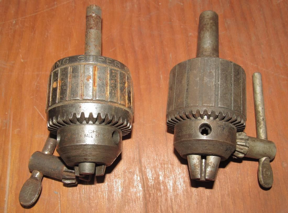 Jacobs No. 14 & No. 3 Super Drill Chucks (1 of 1)