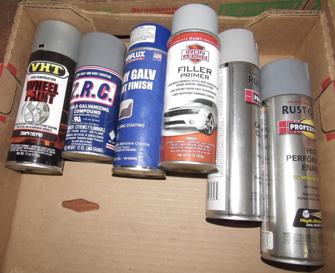 Primer Spray Paint Galvanize Finish High Heat Paint: Getting all pictured