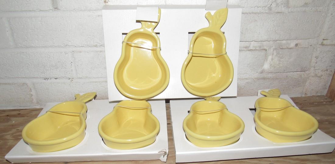 6 Chantal Ramekins 1 cup Pear Dishes (1 of 1)