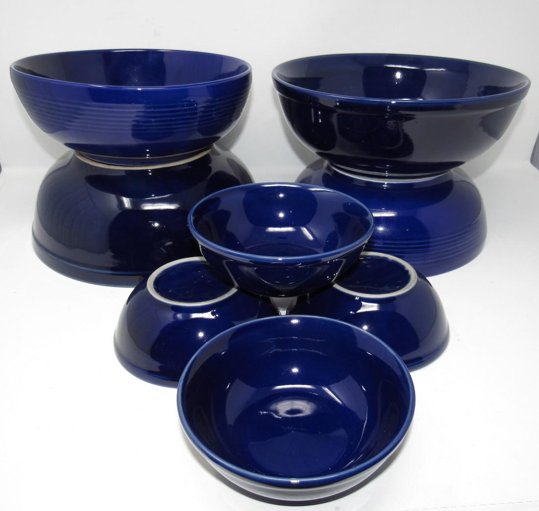 4 Gibson Mixing Bowls & 4 Dessert Bowls: The 2 largest mixing bowls are approx. 10" in diameter