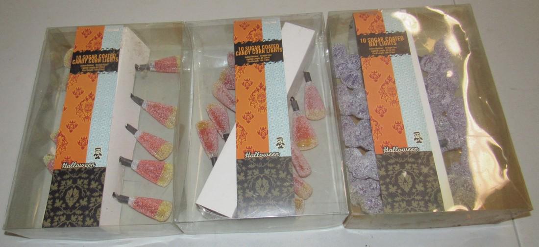 Sugar Coated Candy Cane & Bat Halloween Lights (1 of 1)