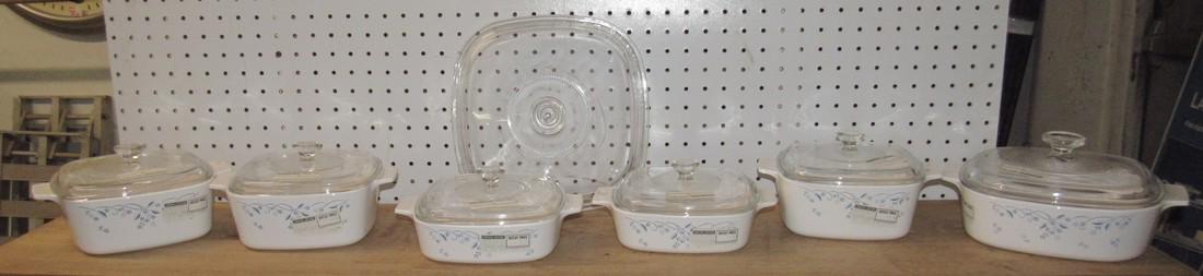 6 Corning Ware Revere Covered Casserole Dishes (1 of 3)