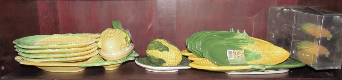 Corn on the Cob Trays Butter Dishes: Getting all pictured on shelf