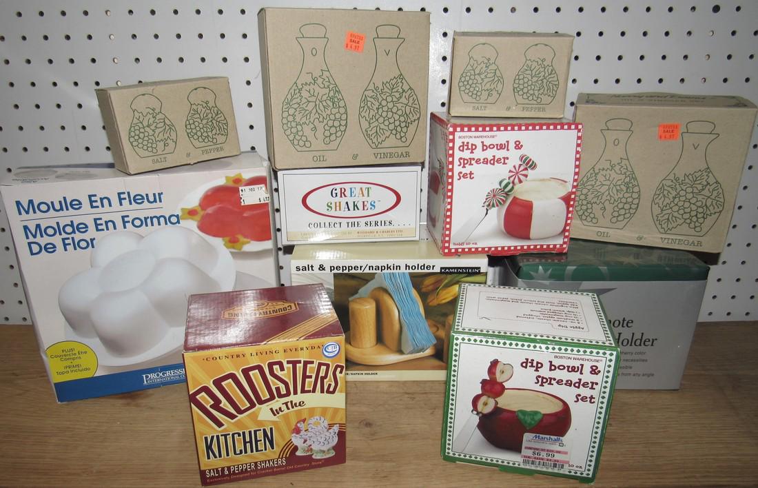 Harry and David Oil Vinegar Salt Pepper Dip Bowl & Misc (1 of 2)