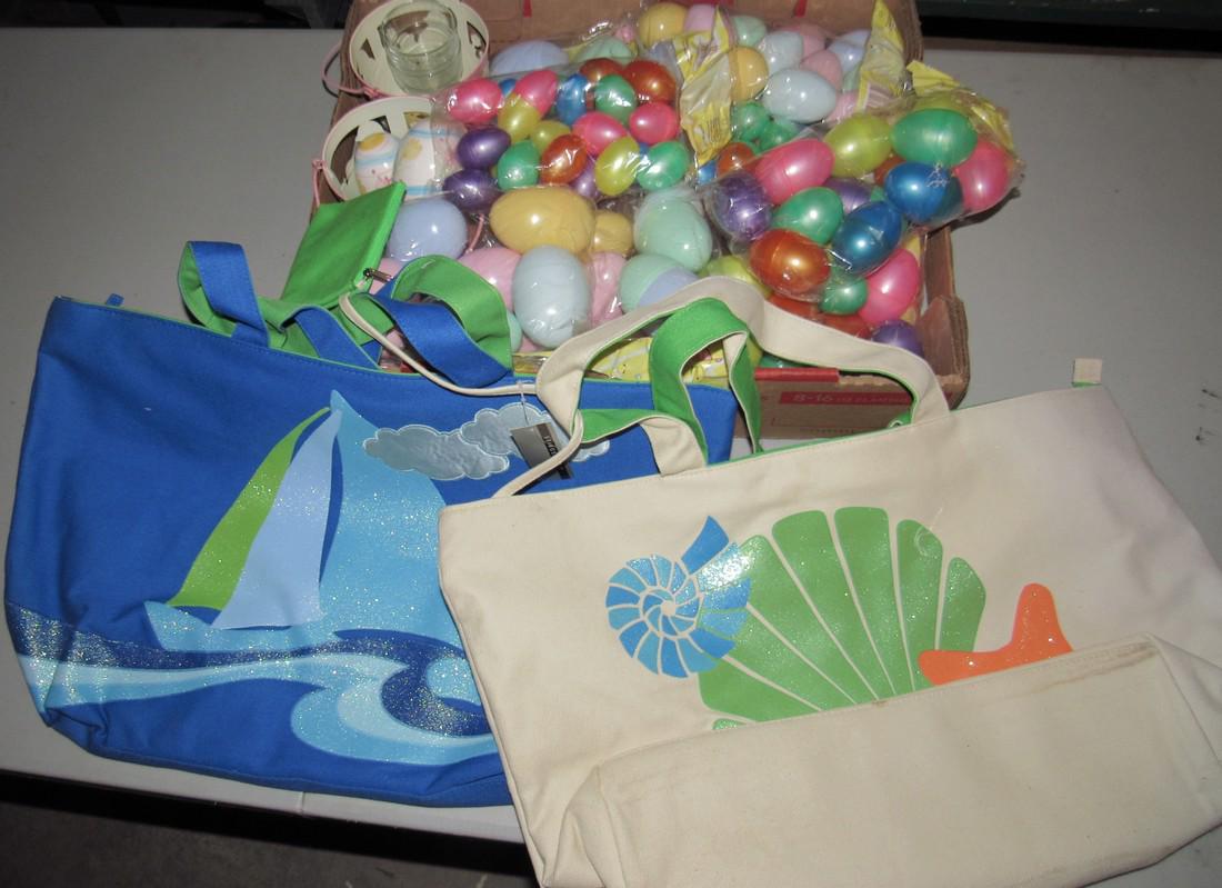 Plastic Easter Eggs Salt & Pepper Shakers & Womens Bags (1 of 2)